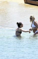 FERNE MCCANN, DANIELLE ARMSTRONG and CHARLENE COOPER in Bikinis at a Beach in Mykonos 06/03/2022