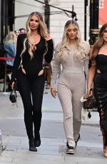 FRANKIE< DEMI and CHLOE SIMS Out for Brunch at MNKY House in London 06/25/2022