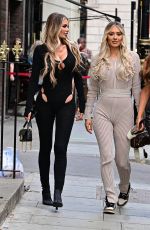 FRANKIE< DEMI and CHLOE SIMS Out for Brunch at MNKY House in London 06/25/2022