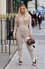 FRANKIE< DEMI and CHLOE SIMS Out for Brunch at MNKY House in London 06/25/2022