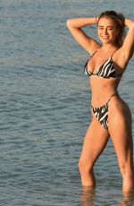 GEORGIA HARRISON in Bikini at a Beach in Mexico 06/07/2022