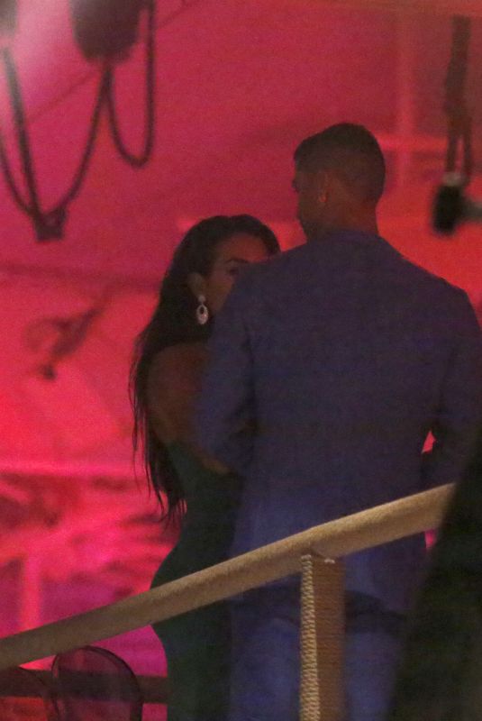 GEORGINA RODRIGUEZ and Cristinao Ronaldo at El Lio Nightclub in Ibiza 06/26/2022
