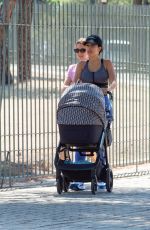 GEORGINA RODRIGUEZ Out with Her Baby in Madrid 06/29/2022