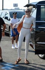 GIGI HADID Arrive at a Heliport in New York 05/30/2022