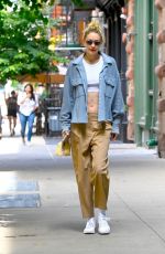 GIGI HADID Out and About in New York 06/20/2022