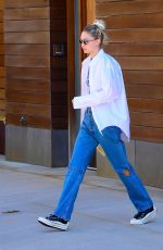 GIGI HADID Out in New York 06/29/2022