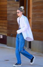 GIGI HADID Out in New York 06/29/2022