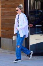 GIGI HADID Out in New York 06/29/2022