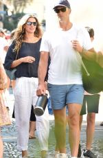 GISELE BUNDCHEN and Tom Brady on Vacation in Portofino 06/29/2022