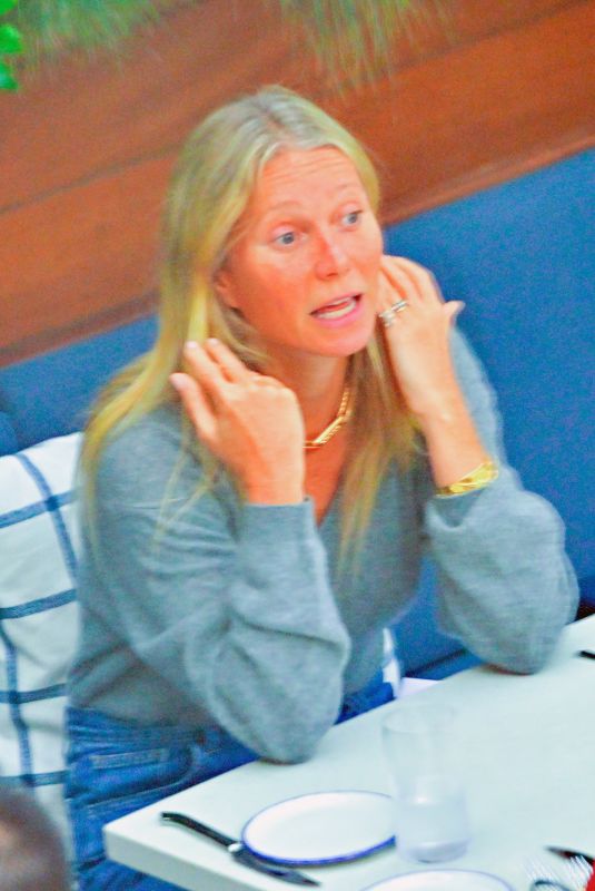 GWYNETH PALTROW at a Date Night with Her Husband Brad Falchuk in Montecito 06/10/2022