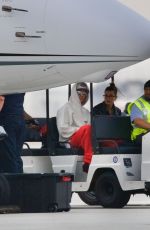HAILEY and Justin BIEBER at LAX Airport in Los Angeles 06/25/2022