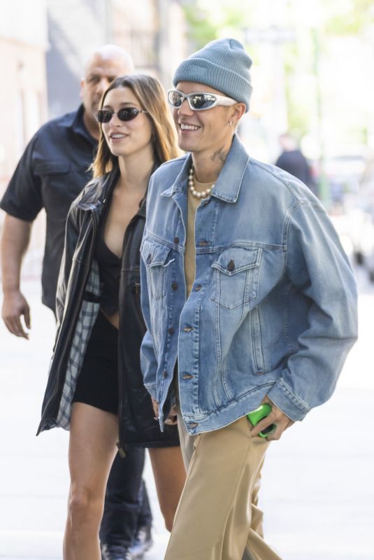 HAILEY and Justin BIEBER Heading to Brunch in New York 06/04/2022
