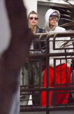 HAILEY and Justin BIEBER Leaves a Sushi Park in West Hollywood 06/25/2022