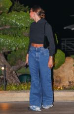 HAILEY BIEBER abnd JUSTINE SKYE Leaves Nobu in Malibu 06/26/2022