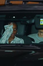 HAILEY BIEBER abnd JUSTINE SKYE Leaves Nobu in Malibu 06/26/2022