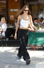 HAILEY BIEBER Out for Lunch at Bar Pitti in New York 06/14/2022