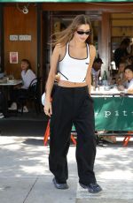 HAILEY BIEBER Out for Lunch at Bar Pitti in New York 06/14/2022
