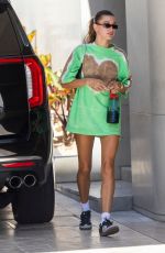 HAILEY BIEBER Out for Solo Brunch in Beverly Hills 06/27/2022