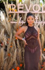 HALLE BAILEY at Revolve x H.Wood Group Presents Revolve Festival in La Quinta 04/17/2022