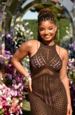 HALLE BAILEY at Revolve x H.Wood Group Presents Revolve Festival in La Quinta 04/17/2022