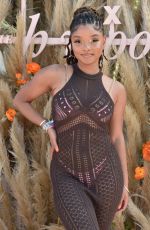 HALLE BAILEY at Revolve x H.Wood Group Presents Revolve Festival in La Quinta 04/17/2022