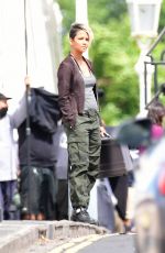 HALLE BERRY on the Set of Our Man from Jersey on London
