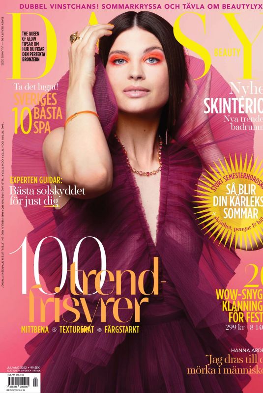 HANNA ARDEHN for Daisy Beauty, Sweden July 2022