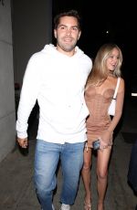 HANNAH GODWIN and Dylan Barbour Out for Dinner at Craig