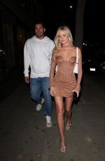 HANNAH GODWIN and Dylan Barbour Out for Dinner at Craig