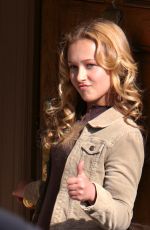 HAYDEN PANETTIERE on the Set of Raising Helen in New York 04/30/2003