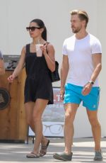 HAYLEY ERBERT and Derek Hough at Erewhon Market in Los Angeles 06/22/2022