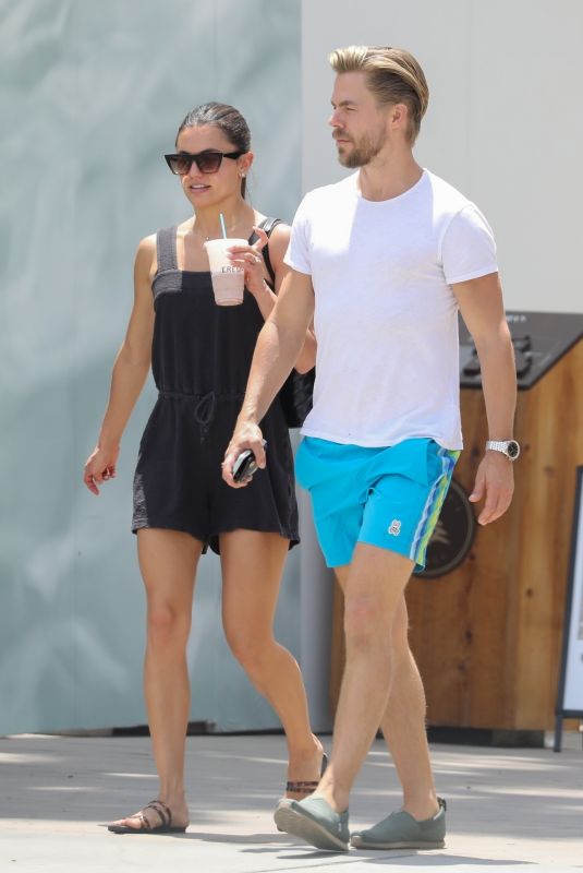 HAYLEY ERBERT and Derek Hough at Erewhon Market in Los Angeles 06/22/2022