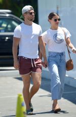 HAYLEY ERBERT and Derek Hough Out in Los Angeles 06/28/2022