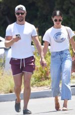 HAYLEY ERBERT and Derek Hough Out in Los Angeles 06/28/2022