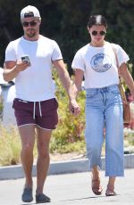 HAYLEY ERBERT and Derek Hough Out in Los Angeles 06/28/2022