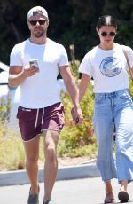 HAYLEY ERBERT and Derek Hough Out in Los Angeles 06/28/2022
