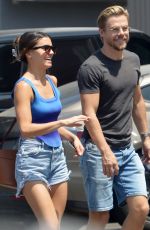 HAYLEY ERBERT in Denim Shorts Shopping at Erewhon Market in Los Angeles 06/13/2022