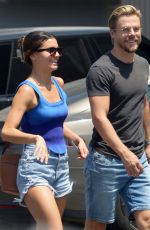 HAYLEY ERBERT in Denim Shorts Shopping at Erewhon Market in Los Angeles 06/13/2022