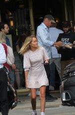 HAYLEY ROBERTS and David Hasselhoff Out for Lunch in Paris 06/26/2022