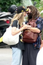 HEIDI KLUM and Tom Kaulitz Out in Capri 05/27/2022