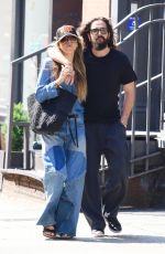 HEIDI KLUM and Tom Kaulitz Out in New York 06/26/2022