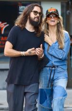 HEIDI KLUM and Tom Kaulitz Out in New York 06/26/2022