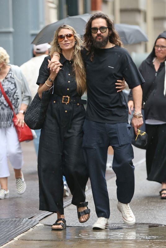 HEIDI KLUM and Tom Kaulitz Out in New York 06/27/2022