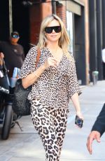 HEIDI KLUM Heading to Stephen Colbert Show in New York 06/28/2022