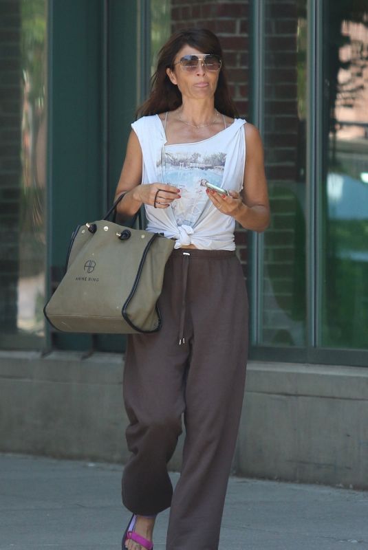 HELENA CHRISTENSEN Out and About in New York 06/20/2022