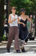 HELENA CHRISTENSEN Out for Coffee with a Friend in New York 06/16/2022