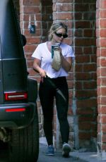 HILARY DUFF Heading to a Gym in Los Angeles 06/27/2022