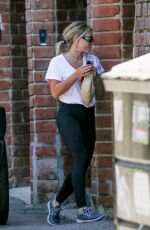 HILARY DUFF Heading to a Gym in Los Angeles 06/27/2022