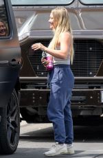 HILARY DUFF Out and About in Los Angeles 06/22/2022