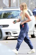 HILARY DUFF Out and About in Los Angeles 06/22/2022